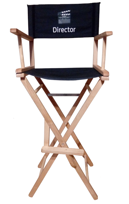 Krzesło reżyserskie wysokie