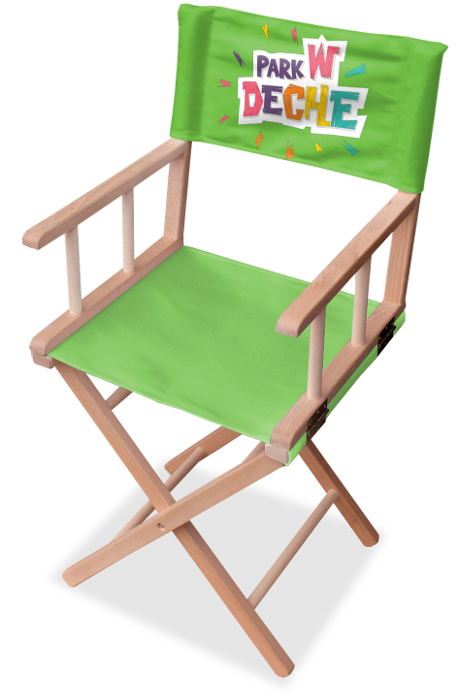 Krzesło reżyserskie niskie